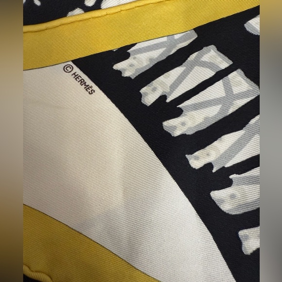 Hermes Triangle Silk Scarf - Picture 2 of 4
